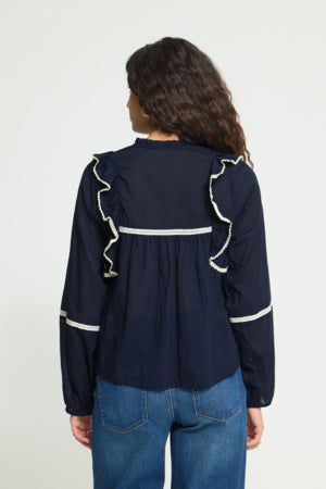 Ihvoilana Blouse / Maritime Blue