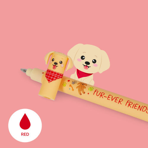 Set Of 3 Erasable Gel Pens / Dogs