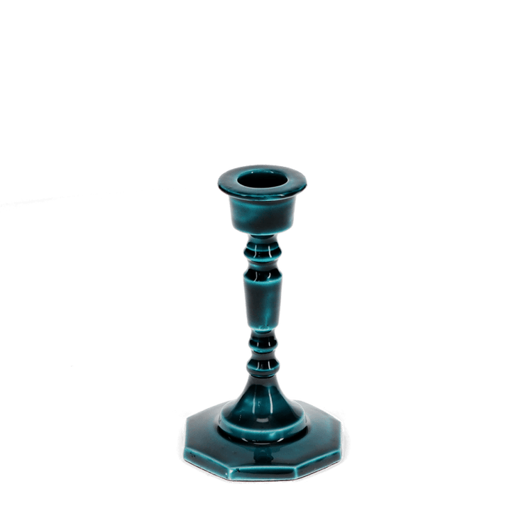 Enamel Candlestick 13cm / Blue