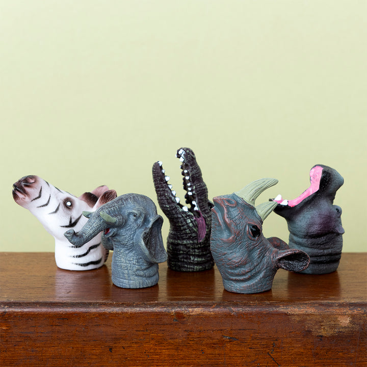 Animal Finger Puppets (set of 5) / Safari