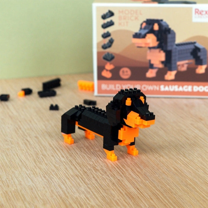Build Your Own Dog Model Brick Kit / Sausage Dog
