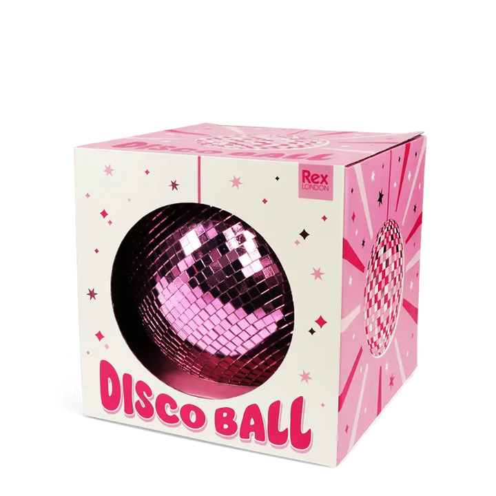 Hanging Disco Ball (15cm) / Pink