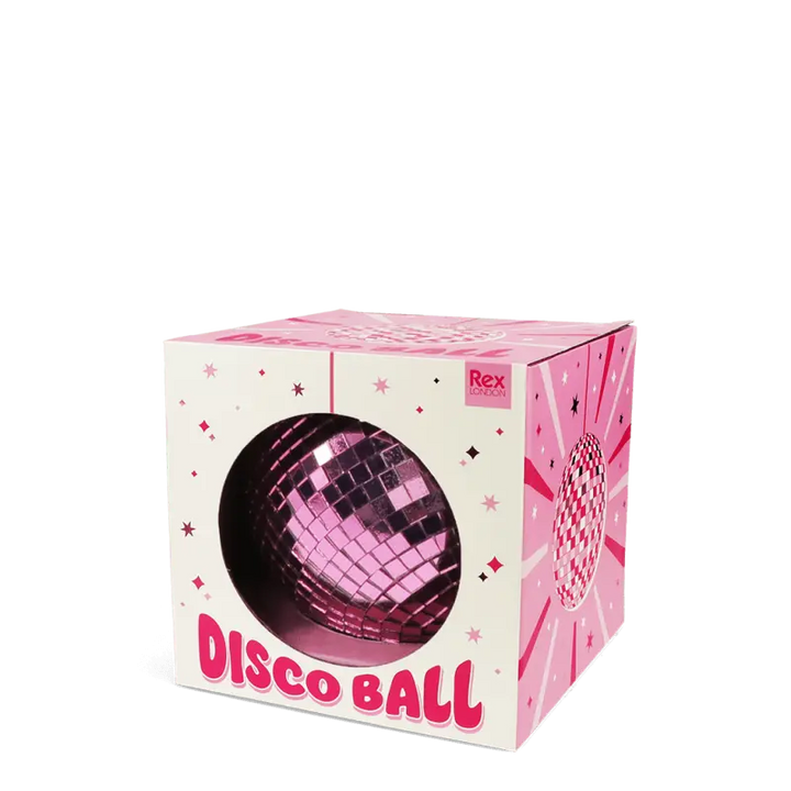 Hanging Disco Ball (10cm) / Pink