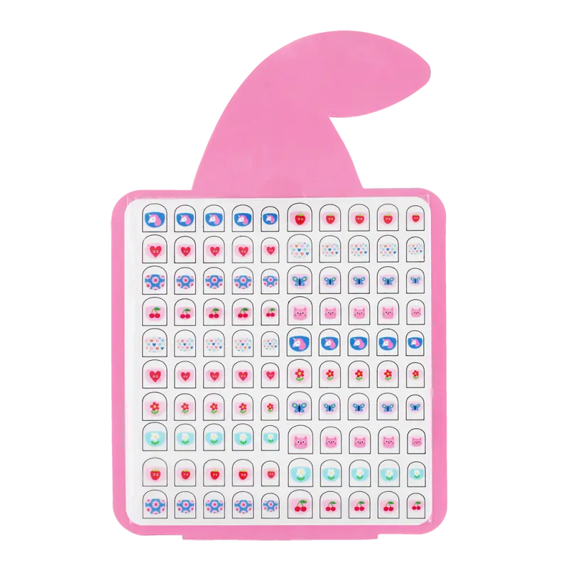 Children's nail stickers (pack of 100) - Cherry