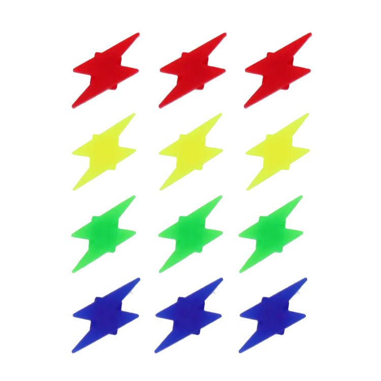 Bicycle Spoke Decorations  / Lightning Bolts