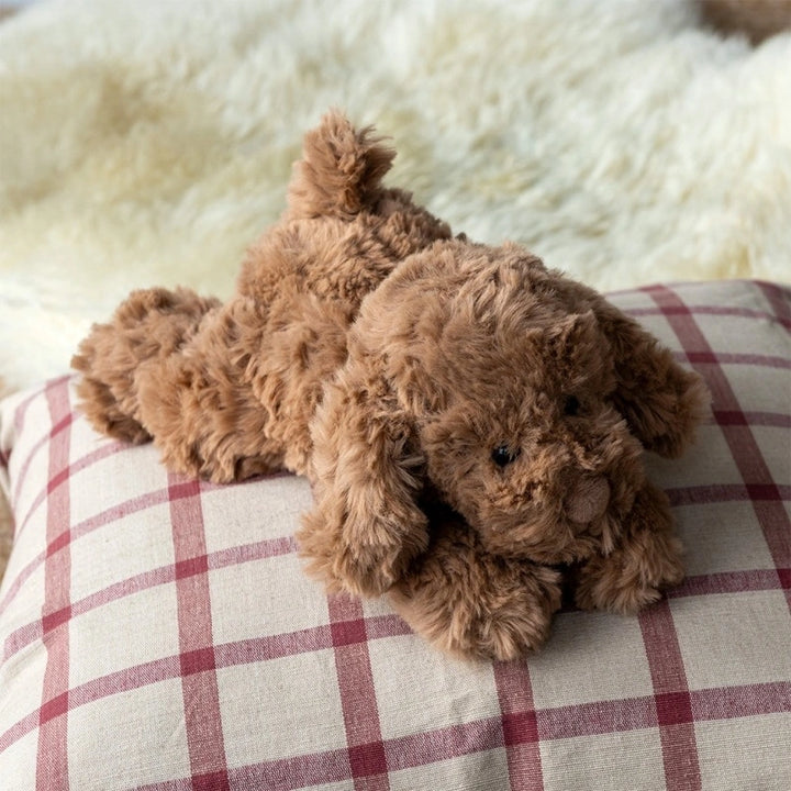 Plush Soft Toy Dog /  Brown