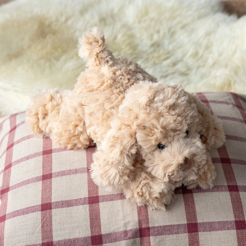 Plush Soft Toy Dog /  Light Brown