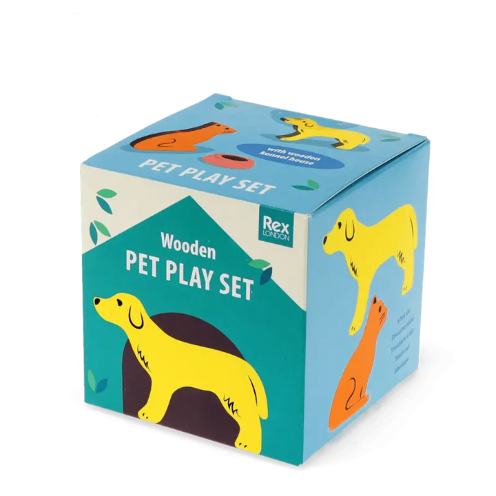Wooden Pet Playset