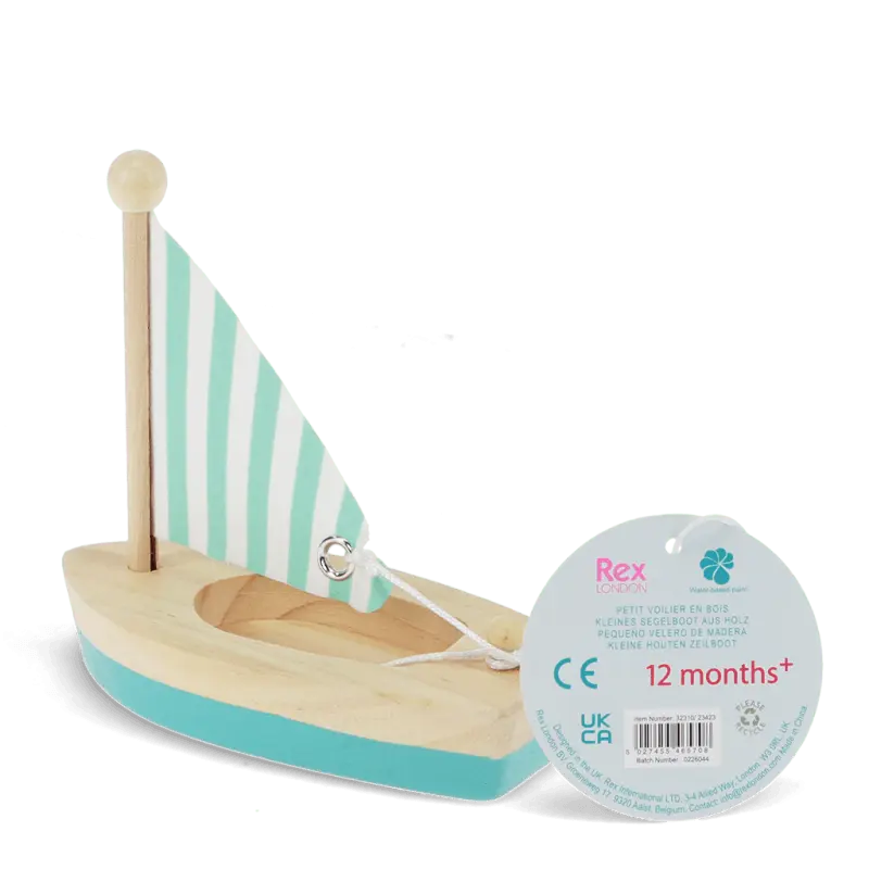 Wooden Sailing Boat
