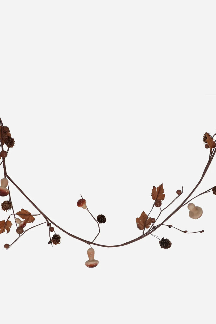 Toadstool & Cone Fine Garland