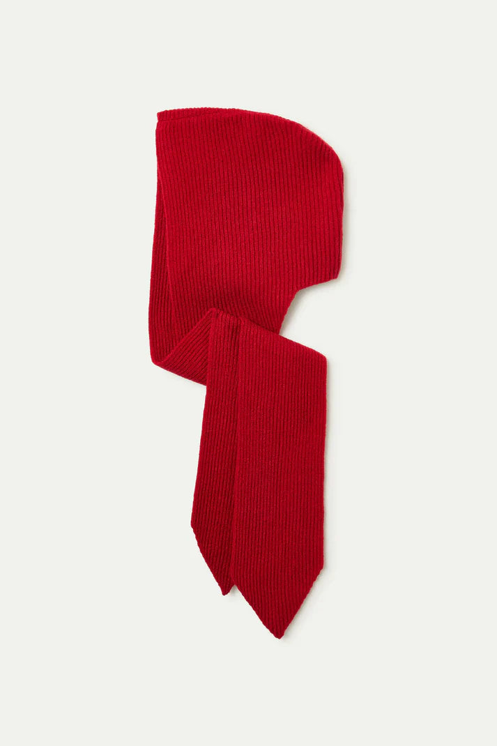 Beanie Scarf / Red