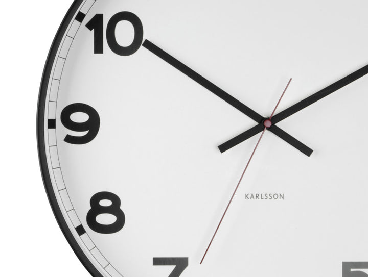 Classic Wall Clock Med 40cm / White