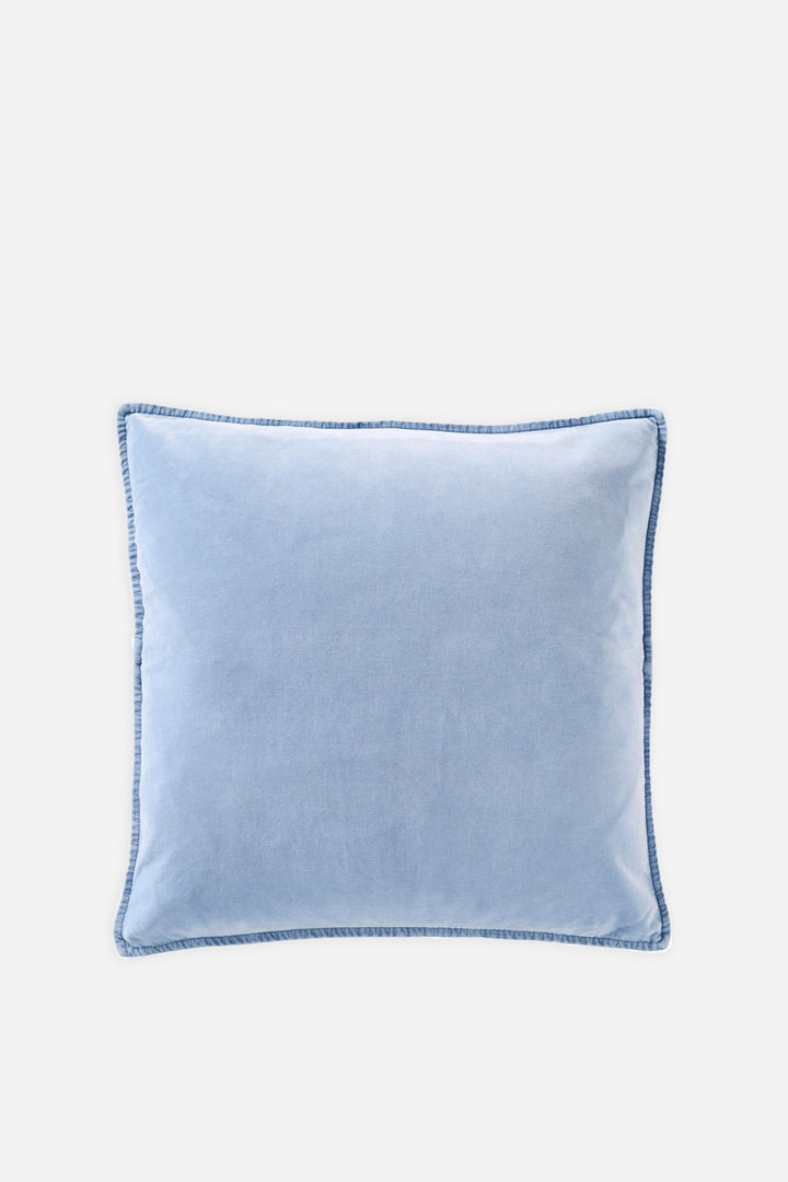 Velvet Cushion 52x52cm / Cornflower