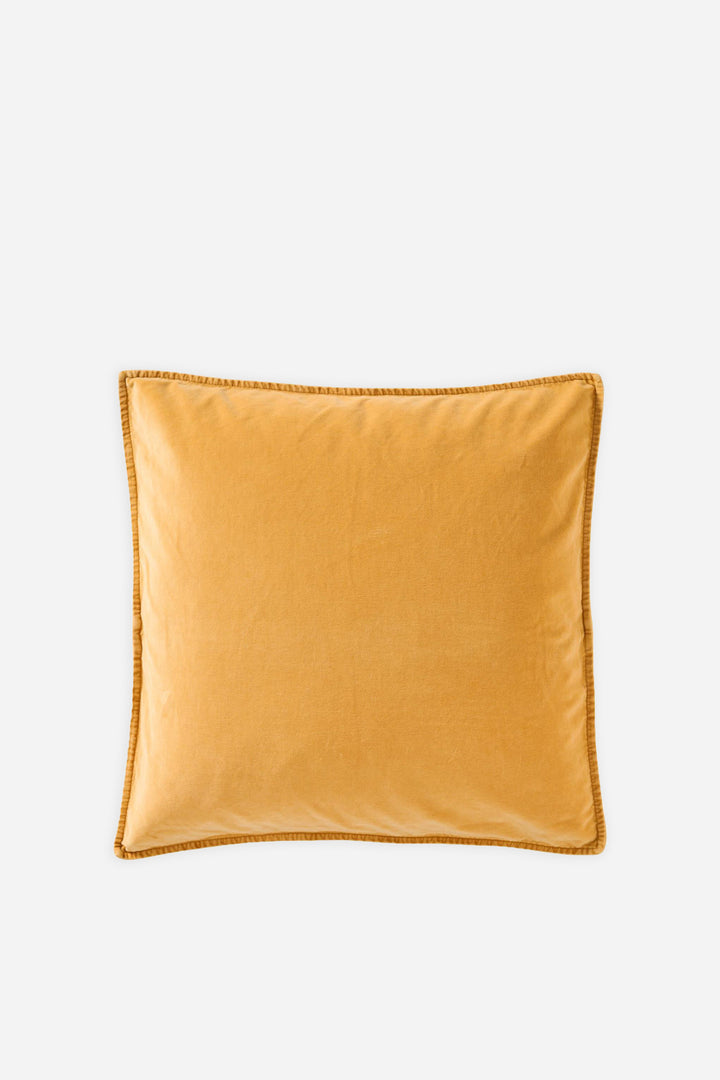 Velvet Cushion 52x52cm / Harvest Yellow