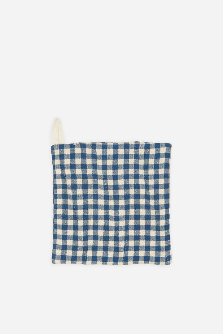 Pot Holder / Lucas Dark Blue Check