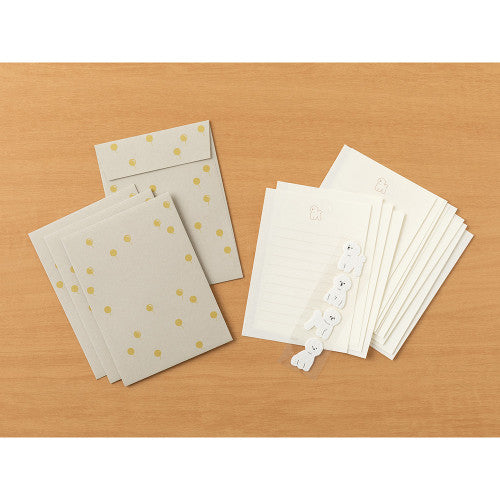 Midori Letter Paper & Envelopes with Stickers