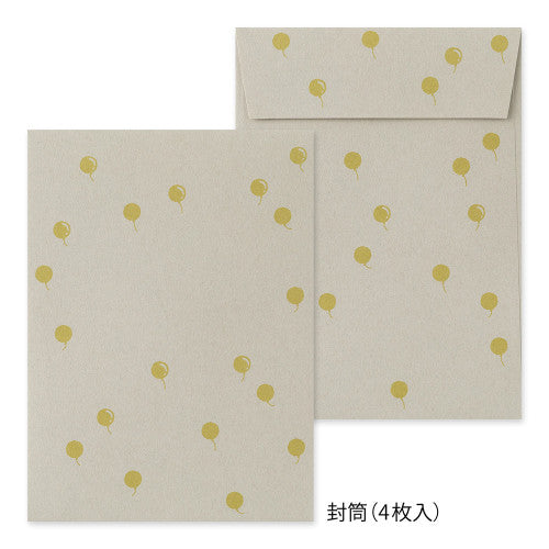 Midori Letter Paper & Envelopes with Stickers