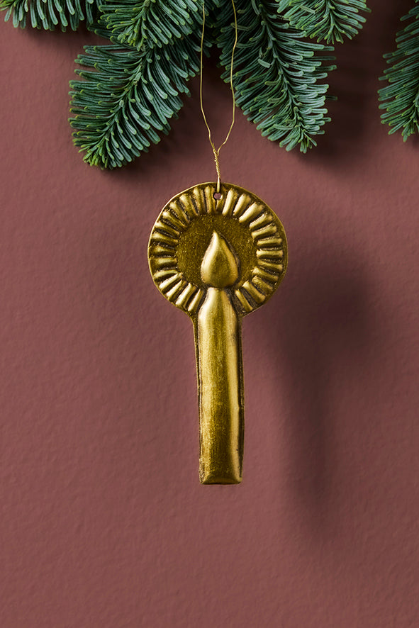 Glory Antique Brass Ornament / Set of 4