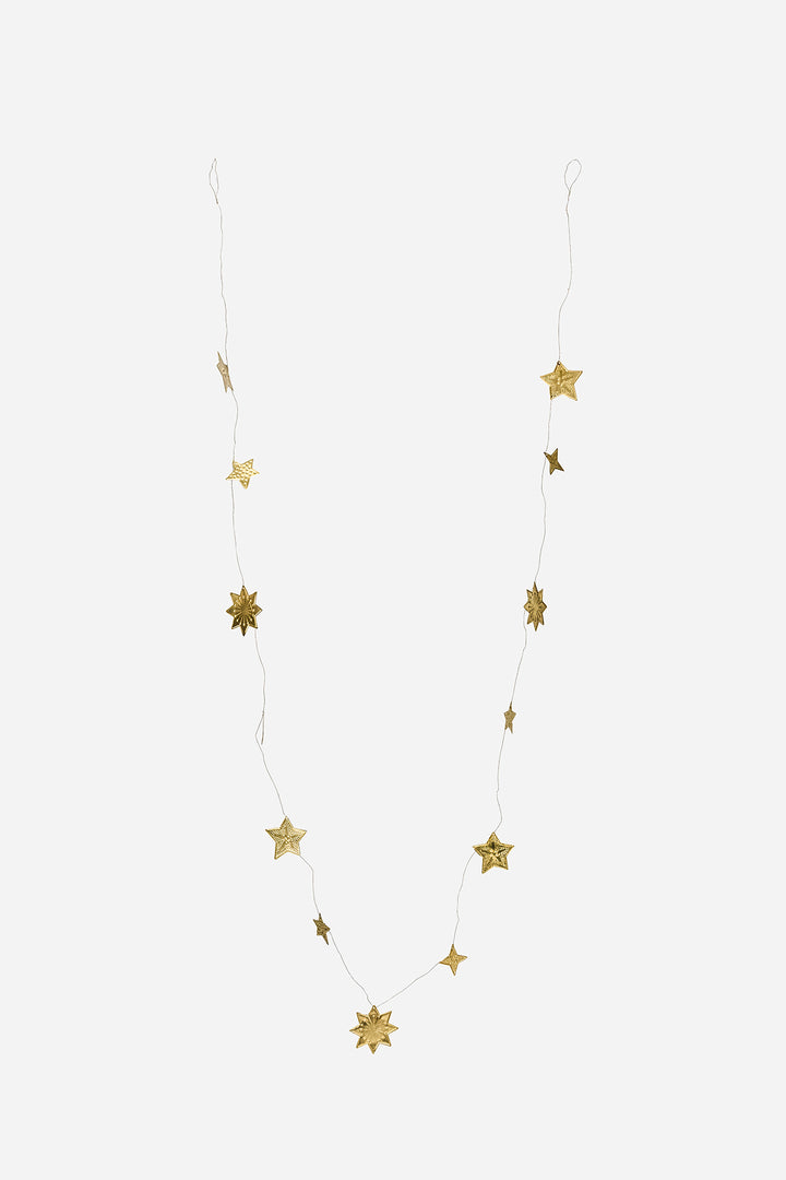Stars Antique Brass Garland