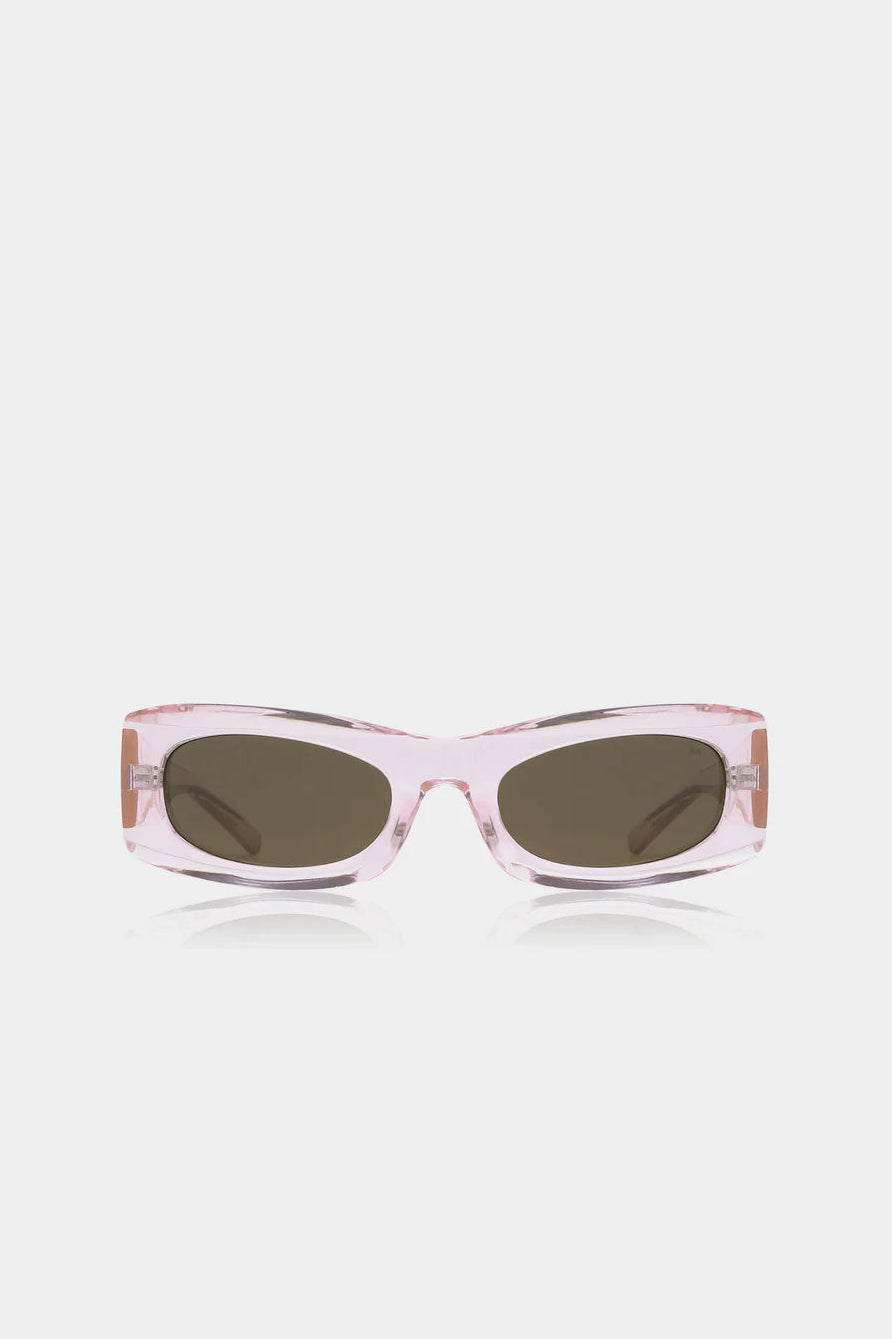 frida pink framed sunglasses