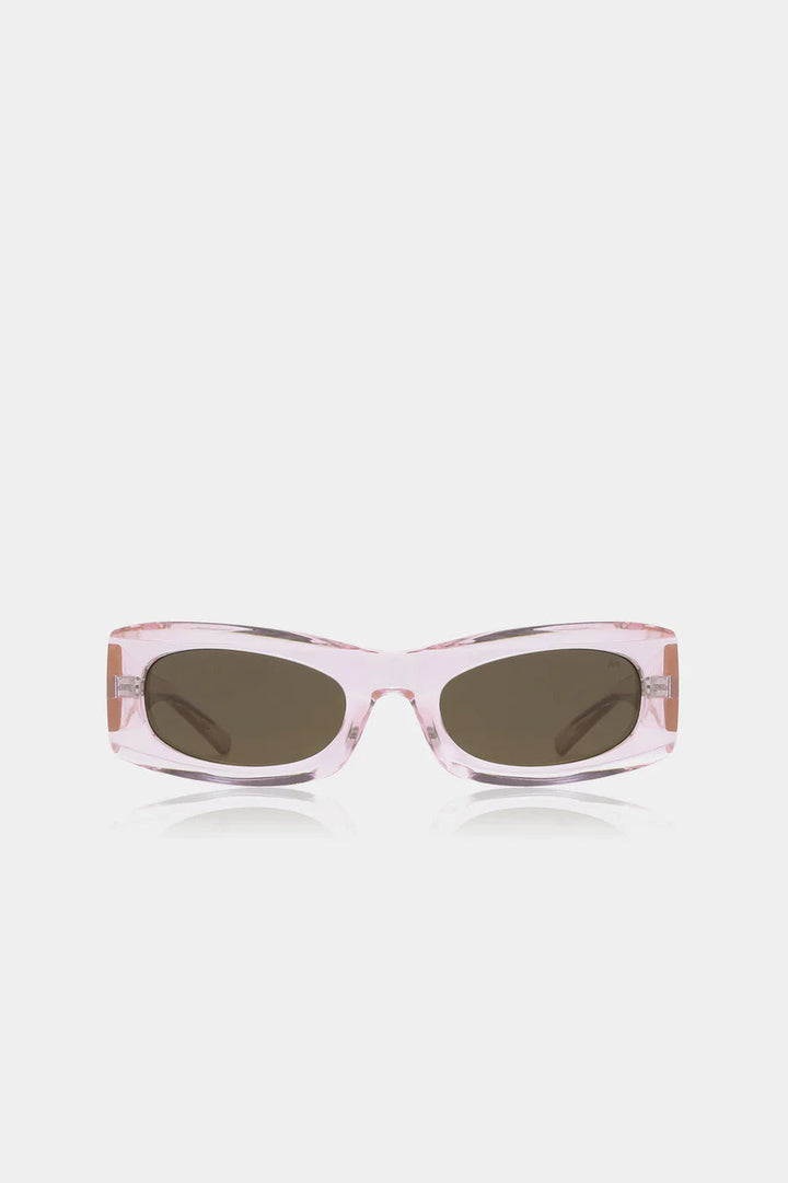 frida pink framed sunglasses