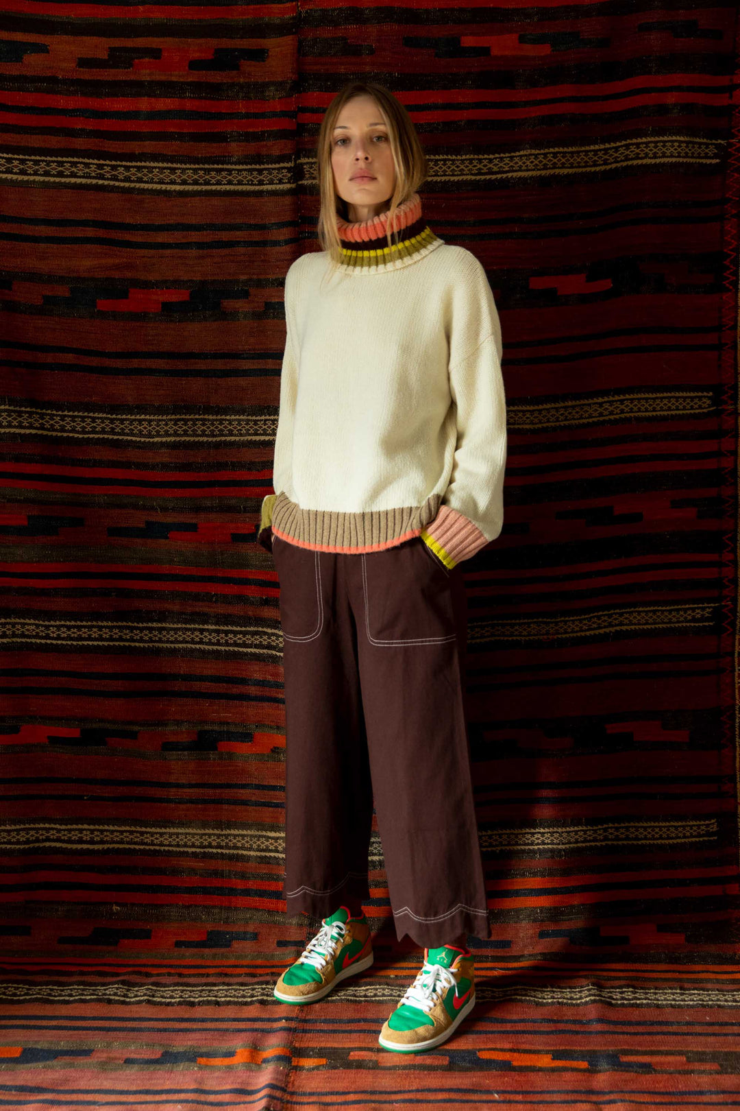 Bailey Jumper / Winter White Multi