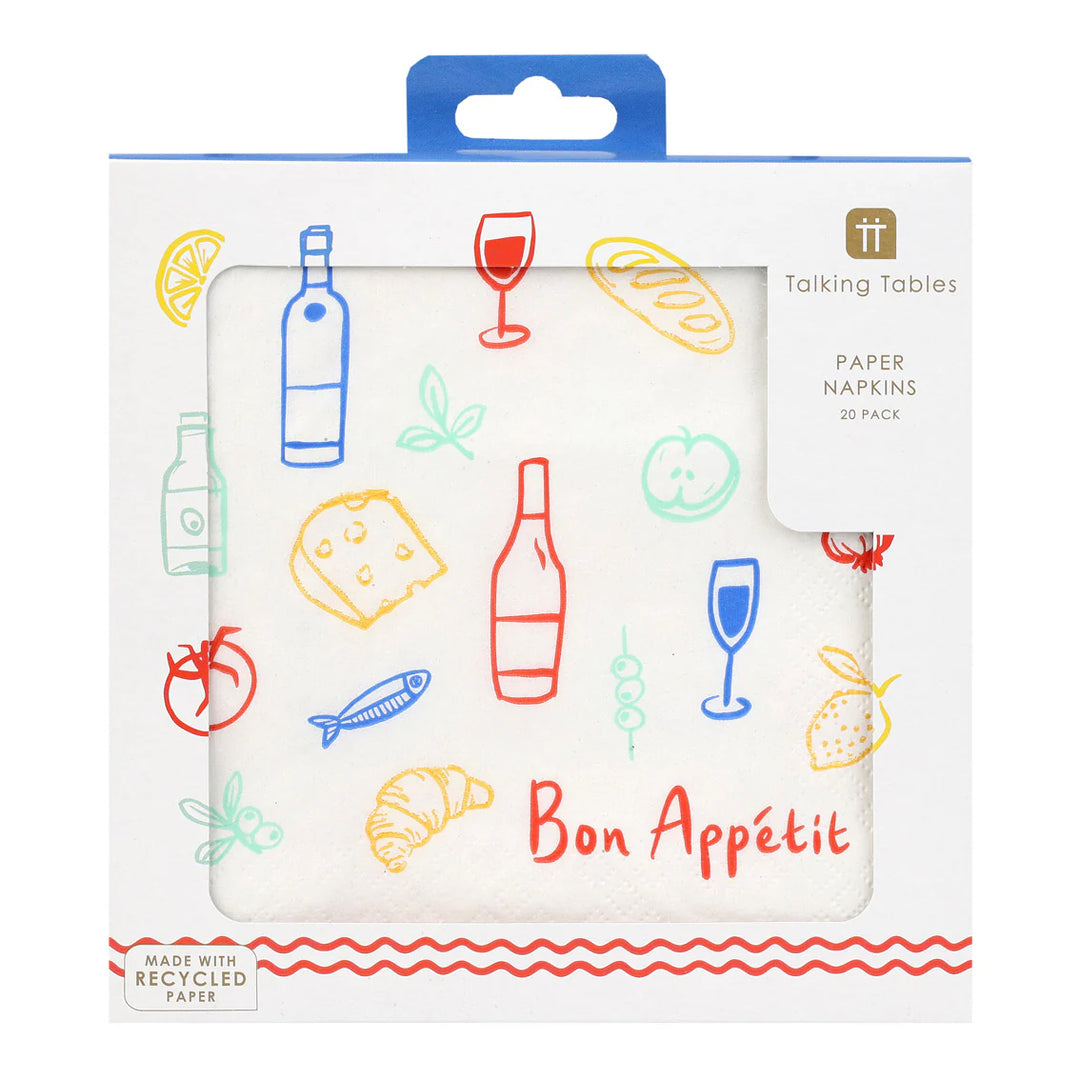 Bon Appetit Napkin / 21 pk