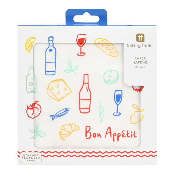 Bon Appetit Napkin / 21 pk