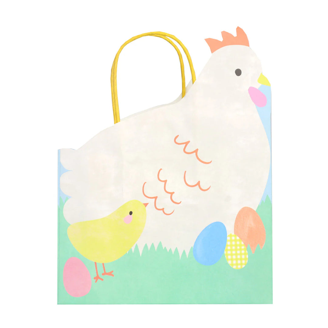 Spring Paper Bag Hen 6pk