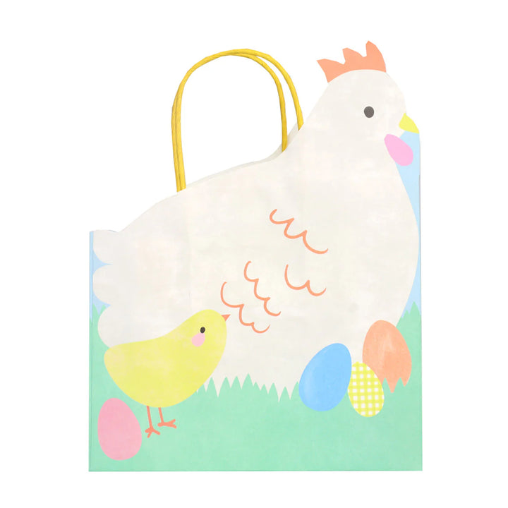 Spring Paper Bag Hen 6pk