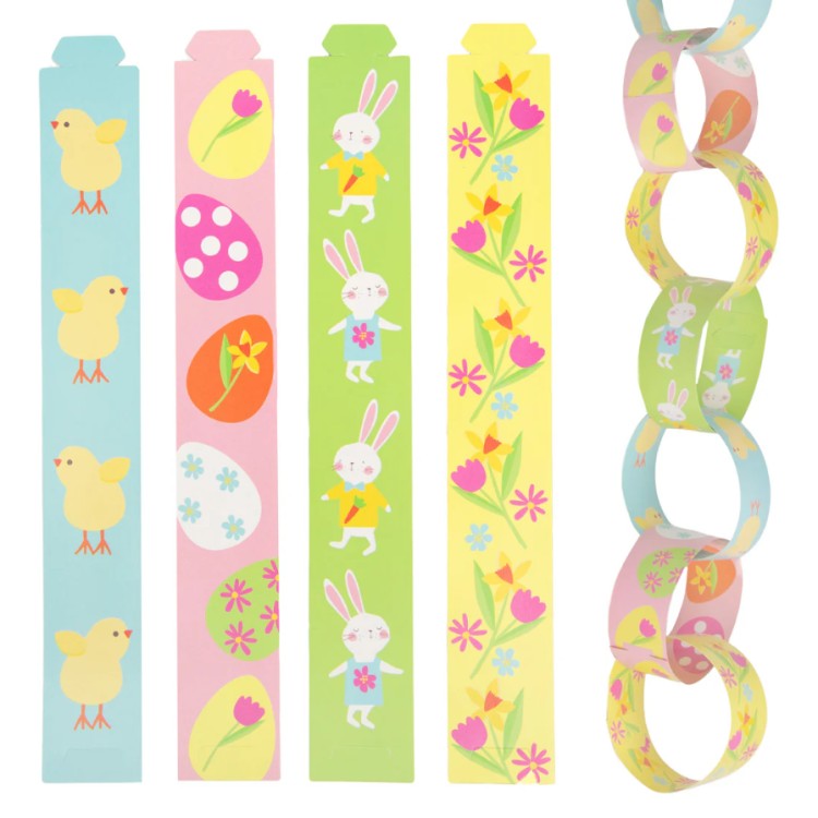 Bon Bunny Paper Chains, 100 Pk
