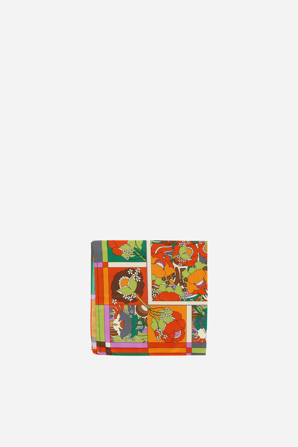 Colorful notebook with a pattern on a white background