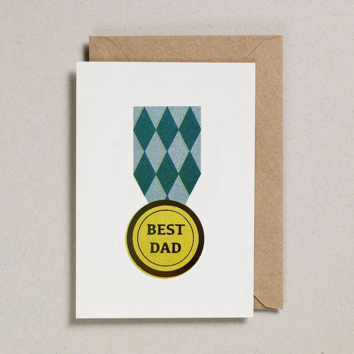 Best Dad Father's Day Card / Medal