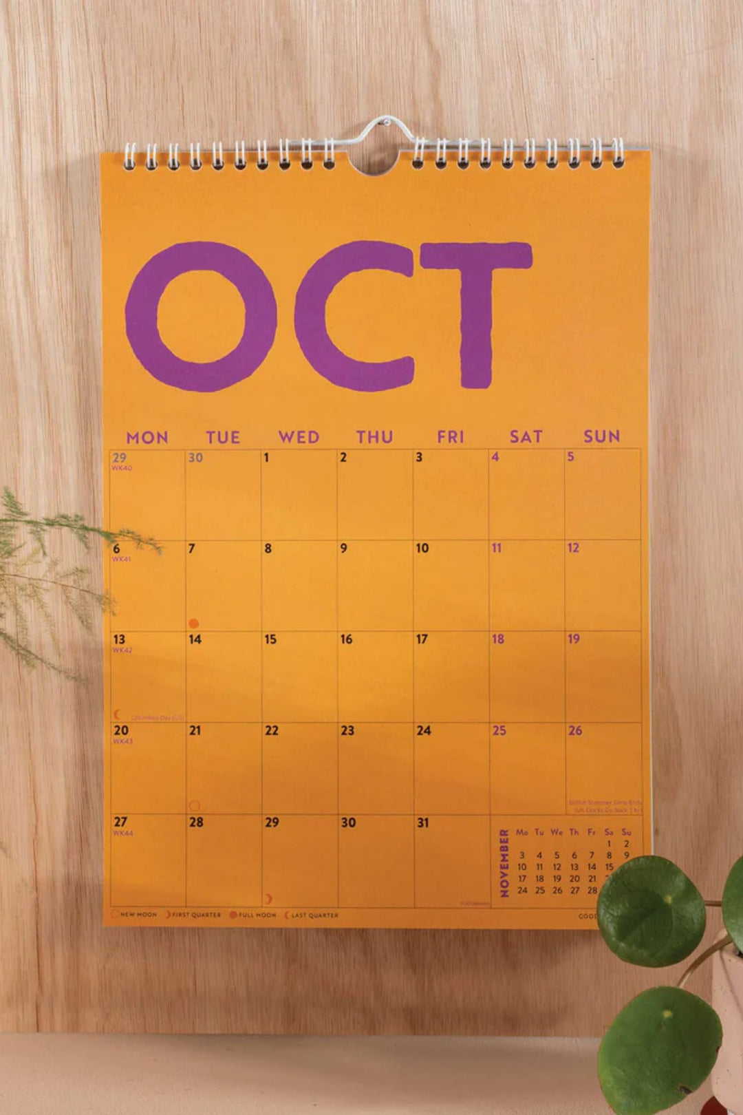 Orange calender