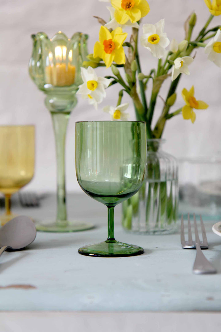 Bistro Wine Glass / Green