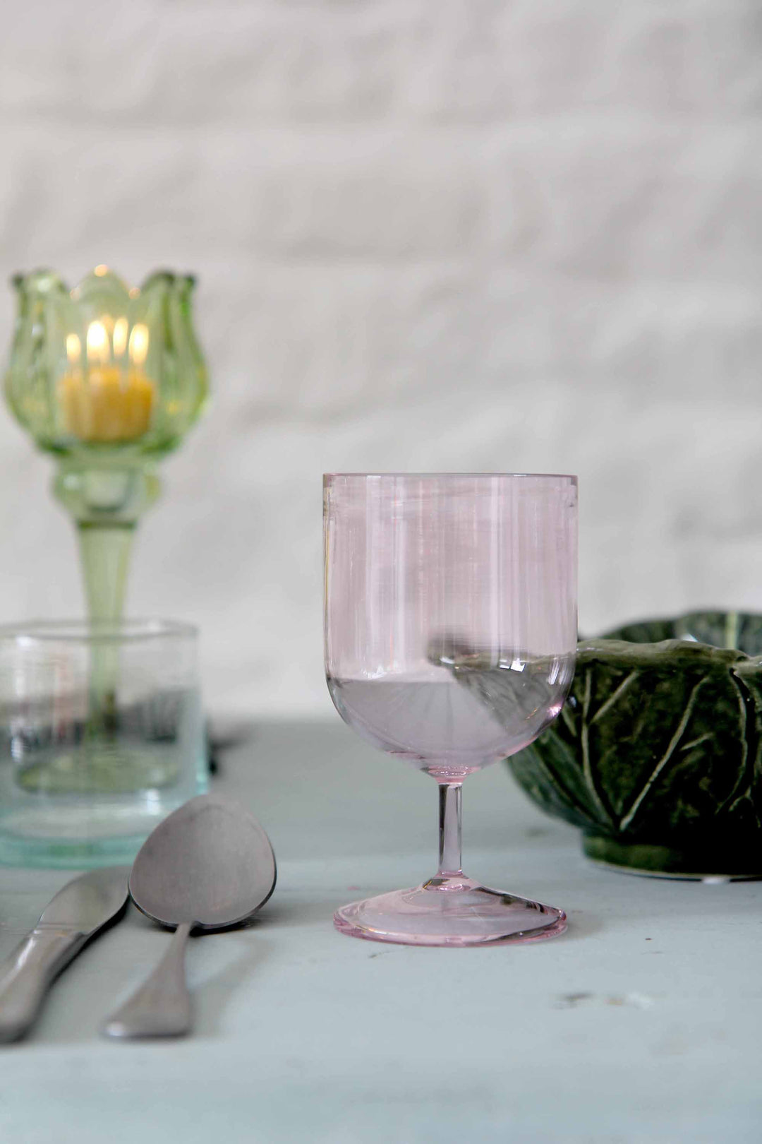 Bistro Wine Glass / Pink