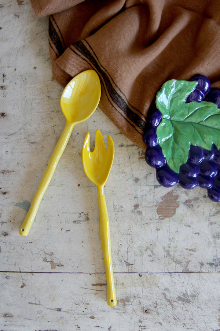 Boavista Salad Servers / Yellow