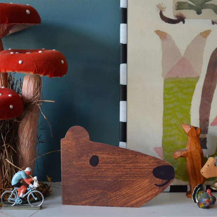 Brown Bear Card - Domestic Science Home