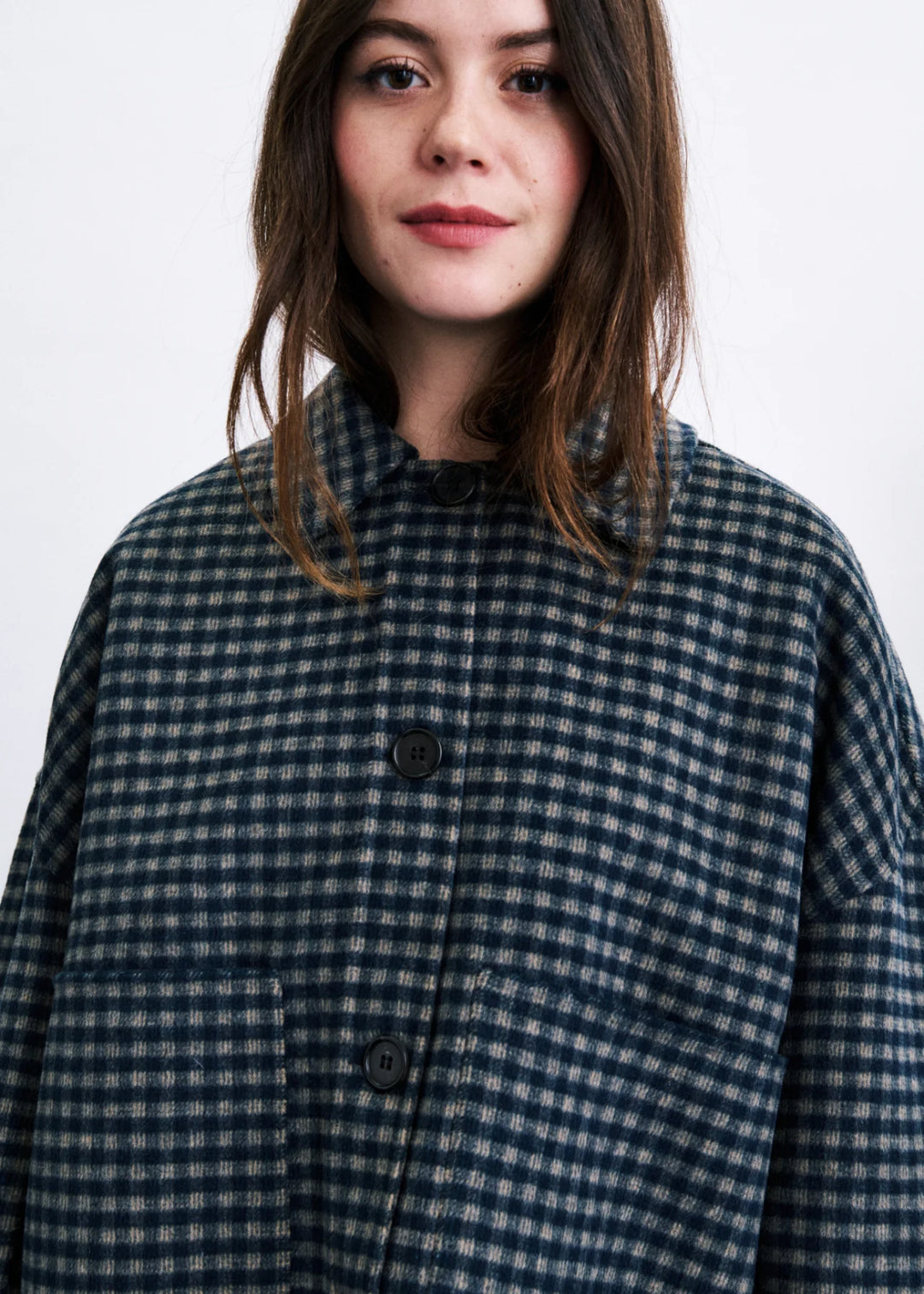 FRNCH Sheffield Coat / Navy