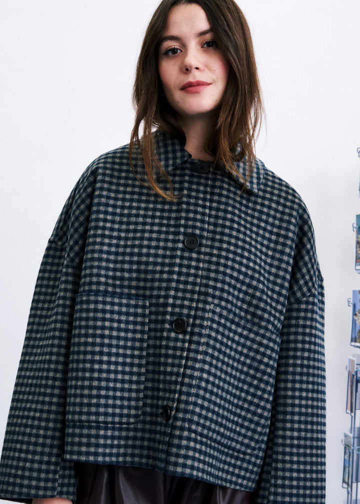 FRNCH Sheffield Coat / Navy