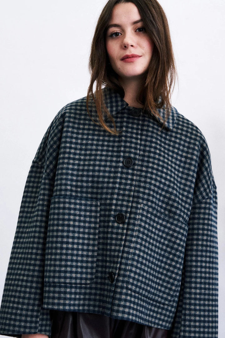 FRNCH Sheffield Coat / Navy