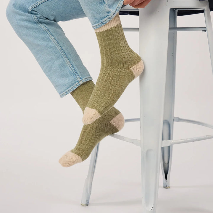 Thick Cotton Socks Cornell Green / 41-46