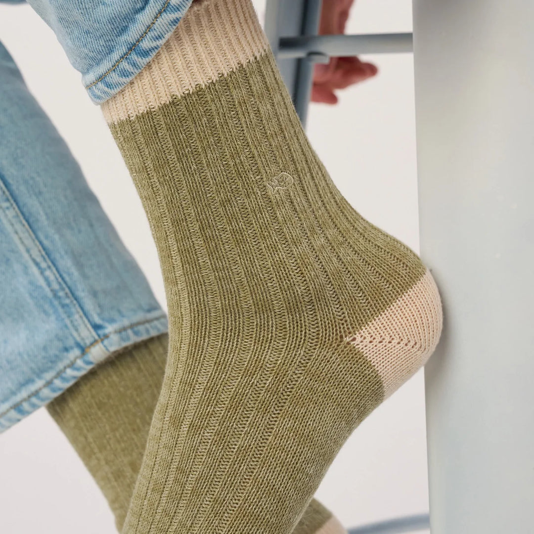 Thick Cotton Socks Cornell Green / 41-46