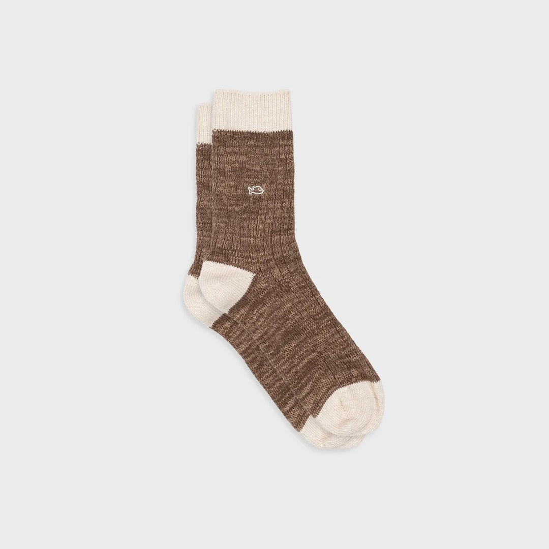 Thick Cotton Socks Fudan Brown / 41-46