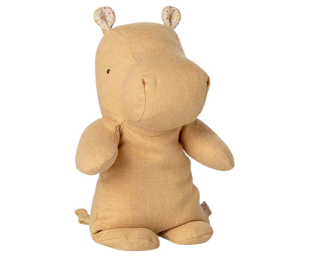 Safari Friends Hippo Small / Cream Yellow