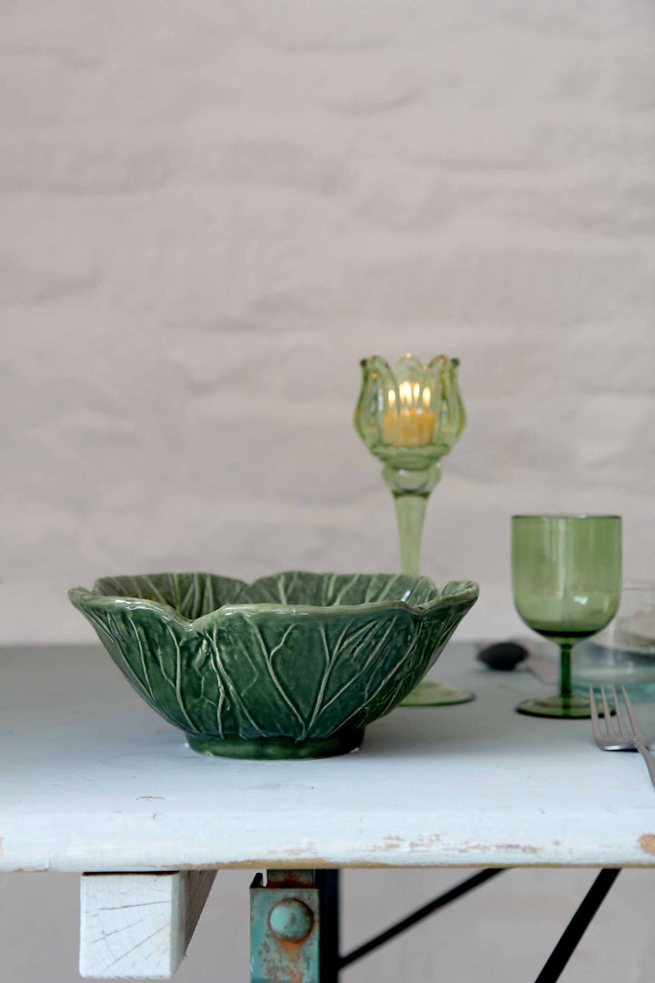 Cabbage Stoneware Bowl / Medium