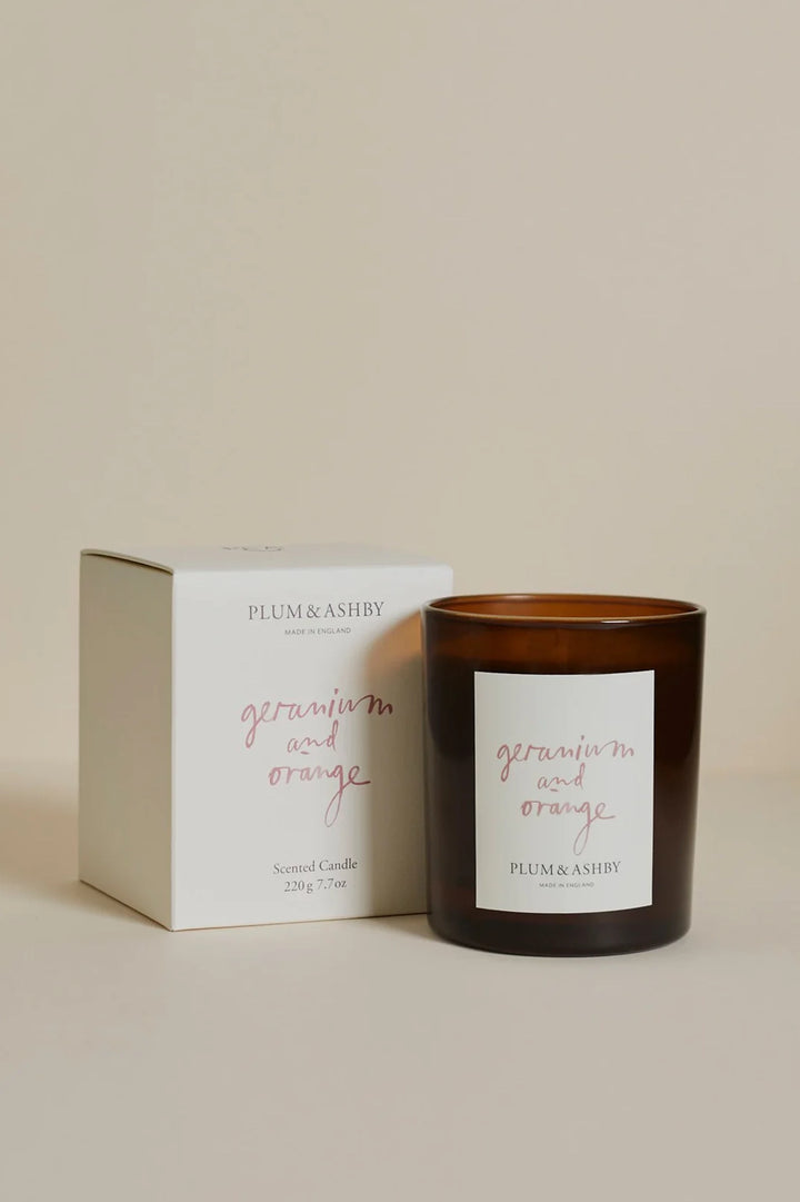 Geranium & Orange Candle