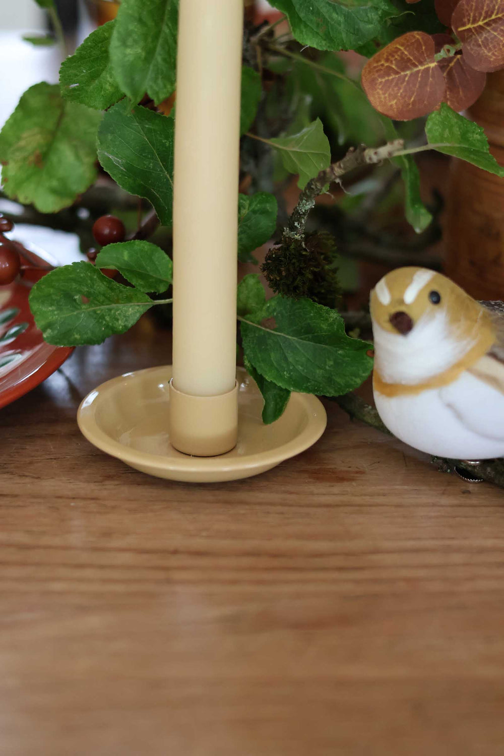 Candle Holder Dinner Cream