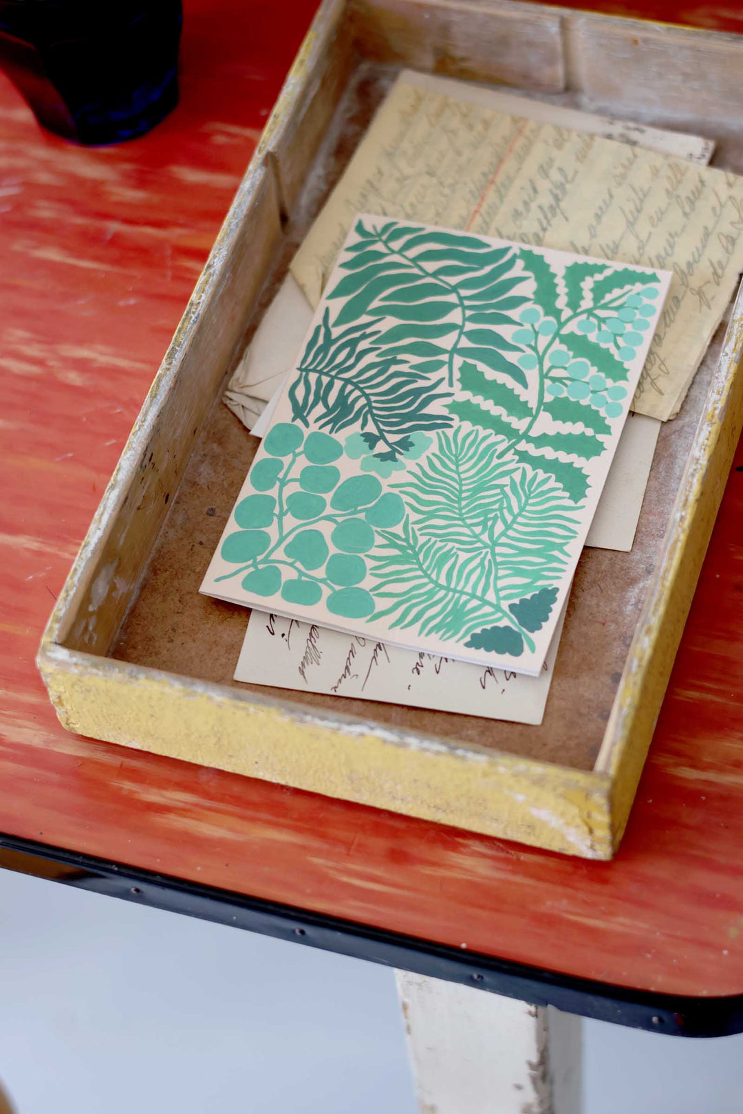 Christmas Greenery Greetings Card