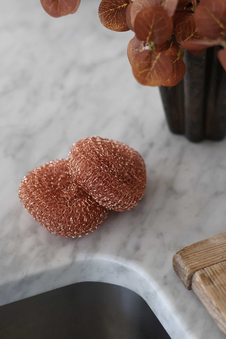 Copper Pot Scrubber / Pk 2